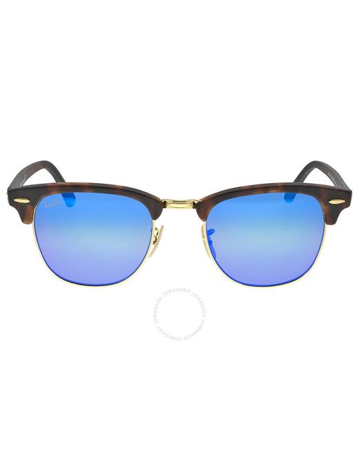 Ray-Ban Clubmaster Blue Flash Sunglasses