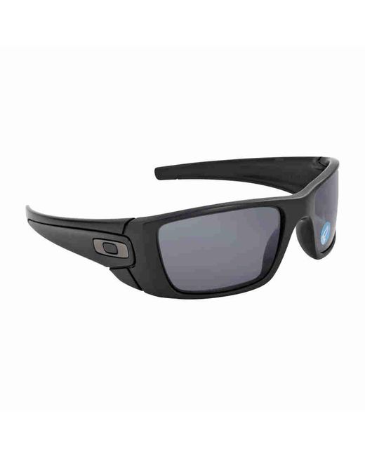 Oakley Blue Fuel Cell Polarized Wrap Sunglasses Oo9096 909605 60 for men