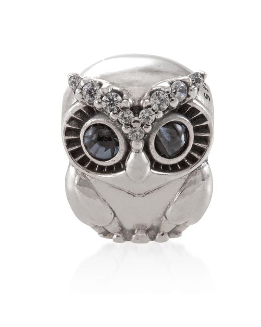 Pandora Metallic Sparkling Owl Charm for men