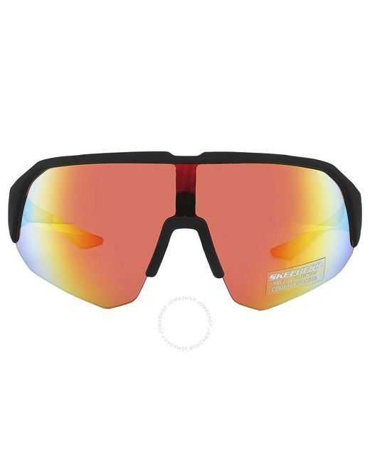 Skechers Pink Brown Mirror Sunglasses Se6250 05g 00 for men
