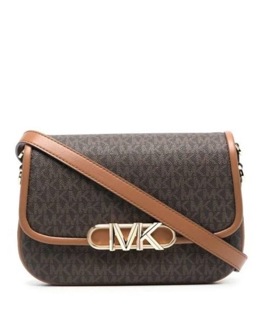 Michael Kors Brown Parker Medium Messenger Bag