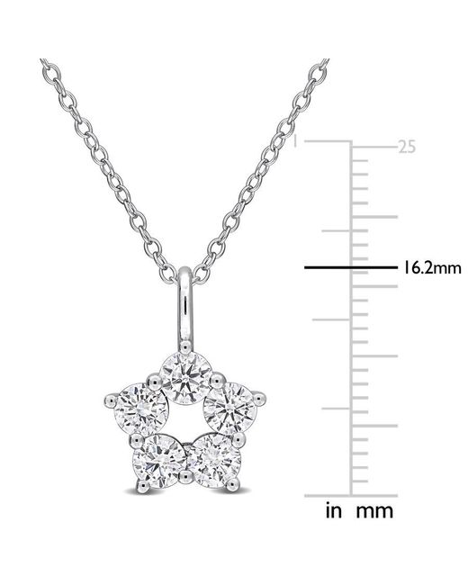 Created Forever Metallic 1Ct Tw Lab Grown Diamond Star Pendant With Chain