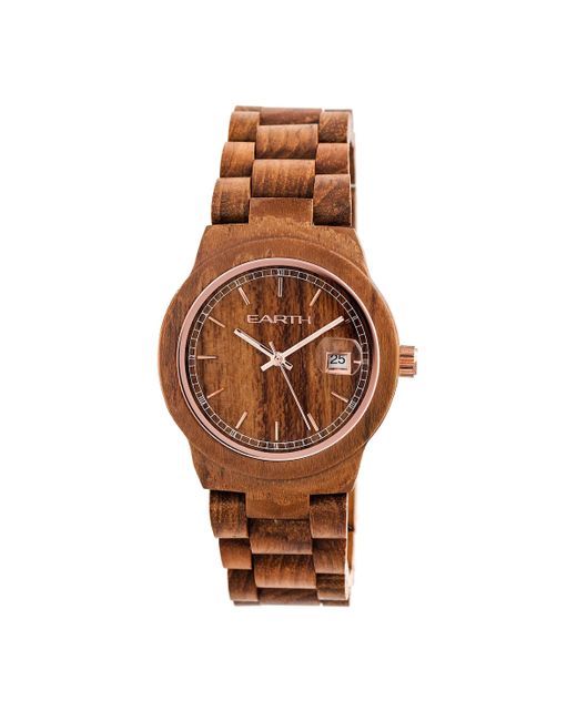 Earth Brown Biscayne Dial Watch