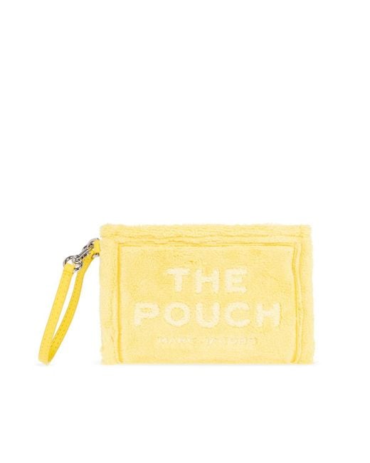 Marc Jacobs Yellow The Terry Pouch Clutch Bag
