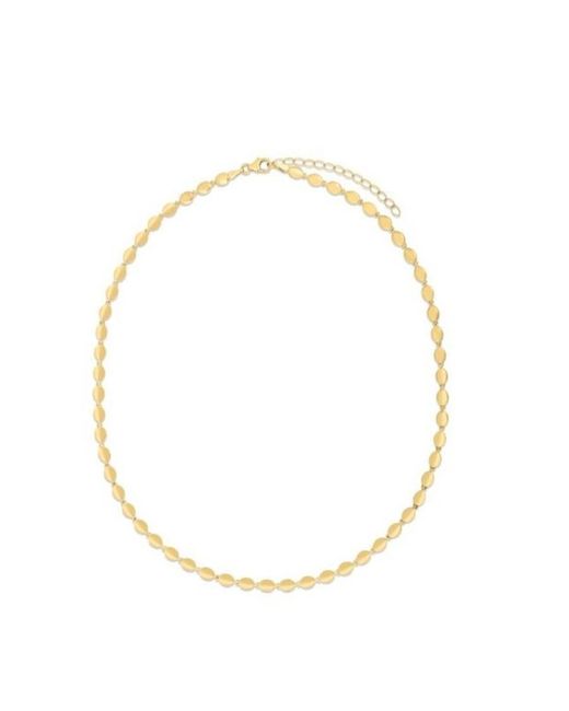 Tresorra Metallic 14K Pebble Bead Chain Necklace