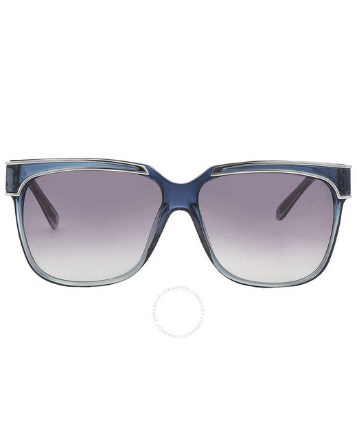 Yohji Yamamoto Blue X Linda Farrow Grey Gradient Square Sunglasses Yy16 Thorn C3