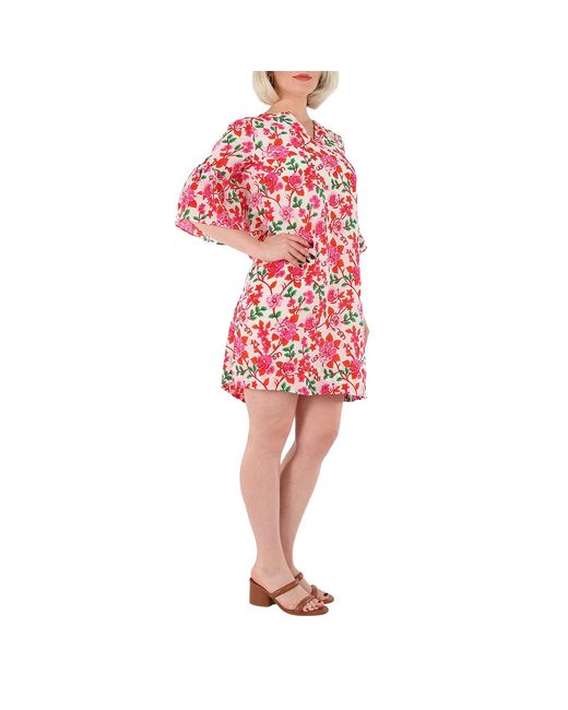 Essentiel Antwerp Red Essentiel Ladies Sleeved Shirt Dress, Brand Size 34 (Us