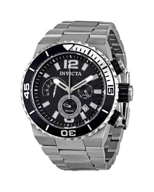Invicta Metallic Divers Quest Chronograph Stainless Steel Watch for men