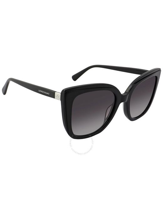 Longchamp Brown Grey Gradient Cat Eye Sunglasses Lo669s 001 56