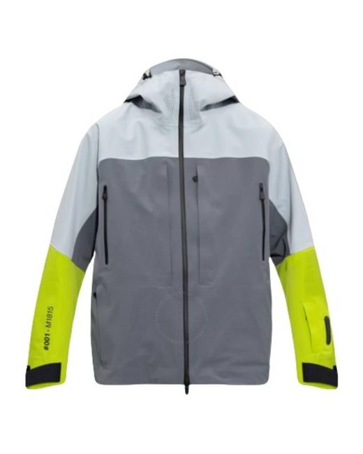 Moncler Gray Brizon Hooded Ski Jacket for men