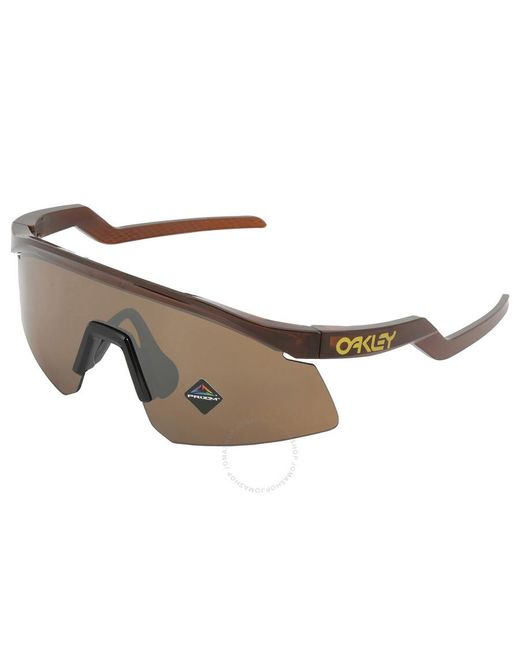 Oakley Brown Hydra Prizm Tungsten Shield Sunglasses Oo9229 922902 37 for men