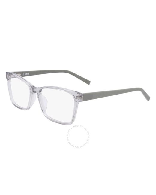 DKNY Metallic Demo Rectangular Eyeglasses Dk5038 310 51