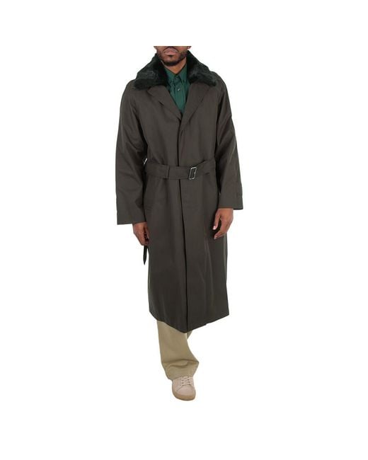 Burberry Brown Lambeth Long Overcoat, Brand Size 44 (Us for men