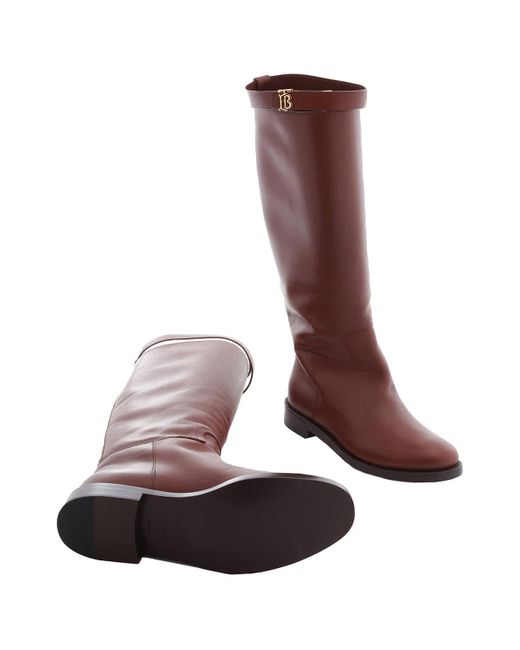 Burberry Redgrave Flat Knee High Riding Boots