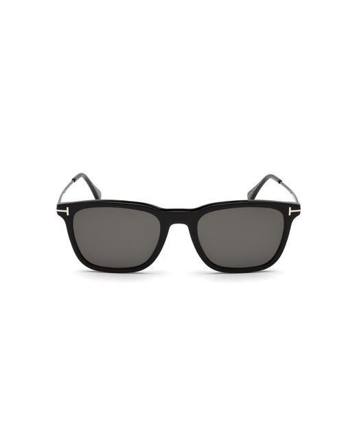 Tom Ford Gray Arnaud Polarized Grey Square Sunglasses for men