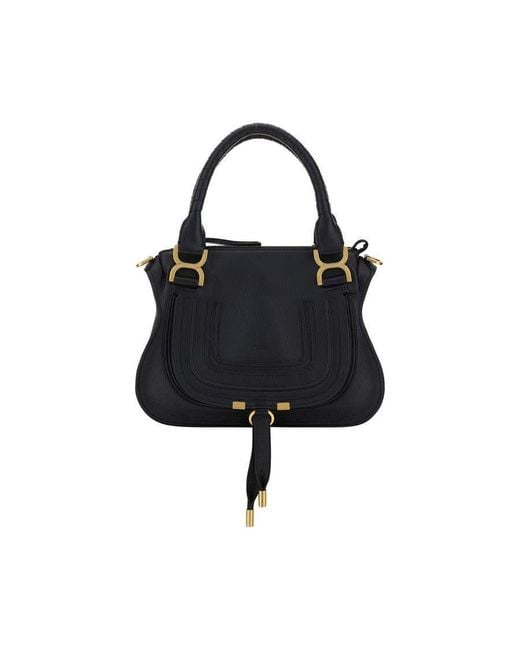Chloé Black Chlo Marcie Shoulder Bag