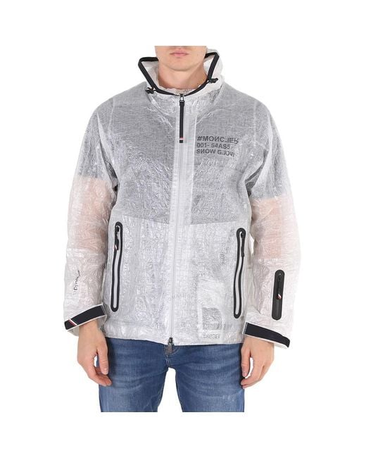 Moncler Gray Day-namic Crinkled-shell Hooded Rain Jacket for men