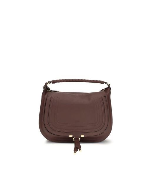 Chloé Brown Chlo Calf Leather Shoulder Bag