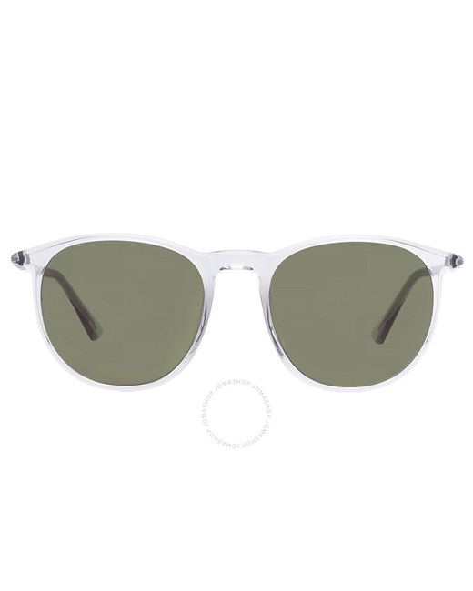 Calvin Klein Gray Green Oval Sunglasses Ck22537s 059 53