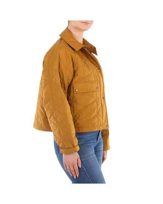 Save The Duck Orange Maggie Quilted Jacket, Brand Size 4 for men