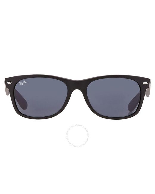 Ray-Ban New Wayfarer Blue Square Sunglasses Rb2132 622/r5 55