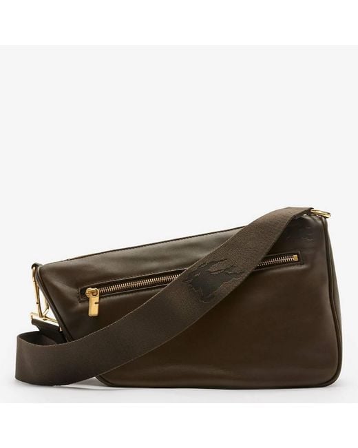 Burberry Brown Medium Shield Messenger Bag