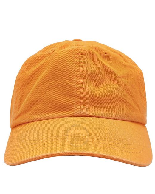 COLORFUL STANDARD Orange Sunny Organic Cotton Cap for men