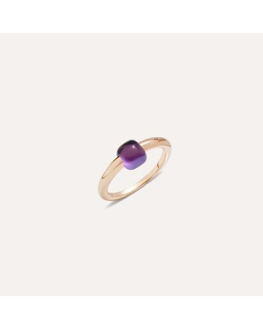 Pomellato Pink Ring M'Ama Non M'Ama Amethyst Size 52