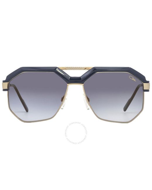 Cazal Gray Blue Gradient Navigator Sunglasses 9092 003 62
