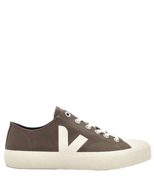 Veja Brown Kaki Pierre Wata Ii Ripstop Low-Top Sneakers, Brand Size 42 Us for men