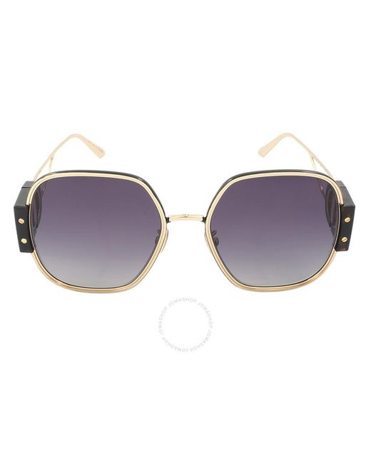 Dior Purple Gradient Smoke Butterfly Sunglasses