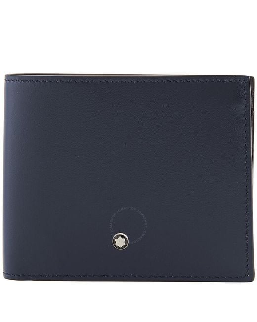 Montblanc Blue Ink Meisterstuck 4Cc Wallet for men