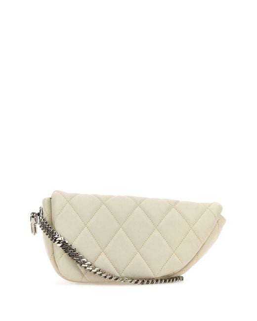 Burberry Natural Leather Shield Lock Shoulder Bag for men