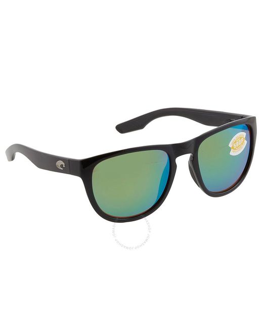 Costa Del Mar Cta Del Mar Irie Green Mirror Polarized Polycarbonate Square Sunglasses