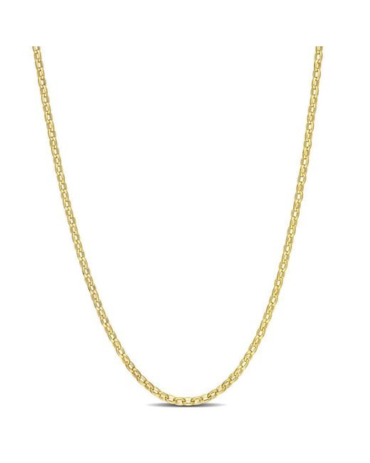 Amour Metallic Rolo Chain Necklace
