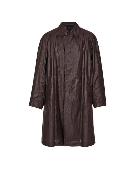 Ferragamo Brown Button-Up Parka for men