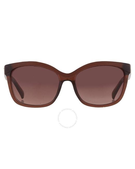 Guess Factory Brown Gradient Cat Eye Sunglasses Gf0300 45f 57