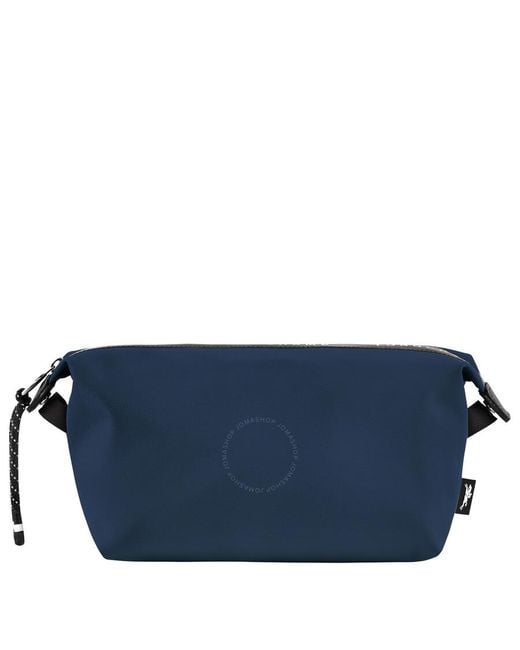 Longchamp Blue Le Pliage Energy Toiletry Case