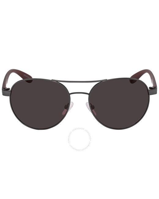 Calvin Klein Brown Pilot Sunglasses Ck19313s 008 55