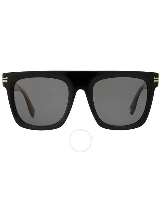 Marc Jacobs Black Grey Browline Sunglasses Mj 1044/s 0807/ir 52