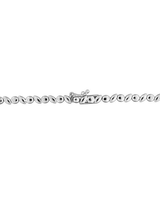 Created Forever Metallic 15 1/4Ct Multi-Shaped Lab Grown Diamond Graduated Bib-Style Floral Necklace for men