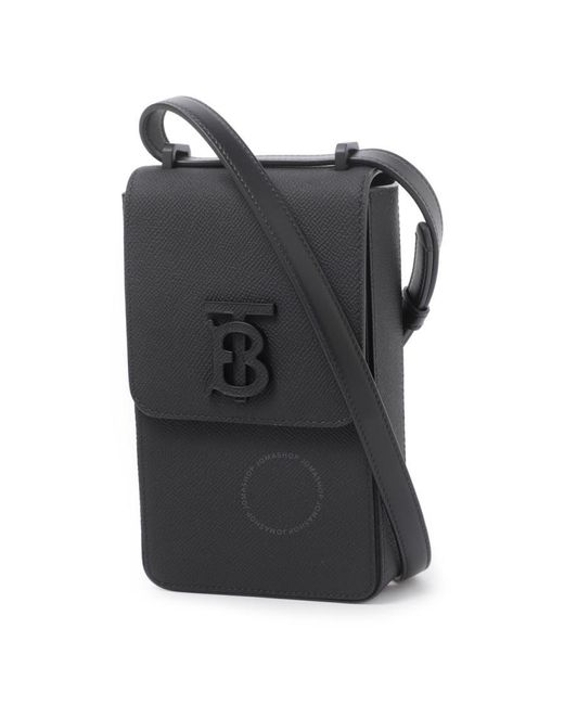 Burberry Black Phone Case Crossbody Bag for men