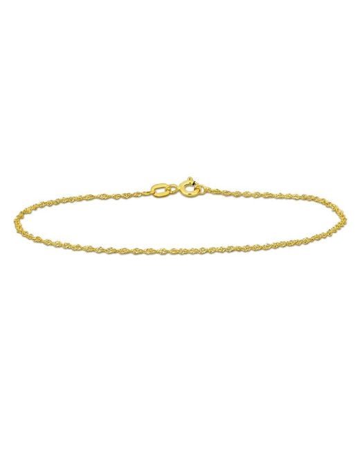 Amour Metallic 1.2Mm Sparkling Singapore Bracelet for men