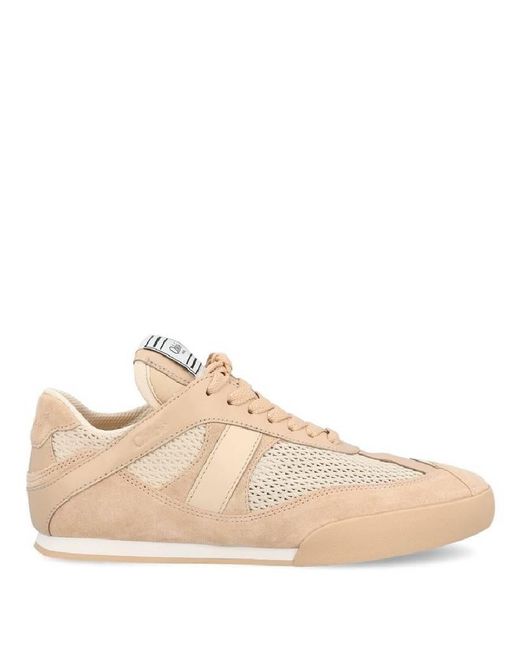 Chloé Natural Kick Mesh Low-Top Sneakers, Brand Size 35 Us for men