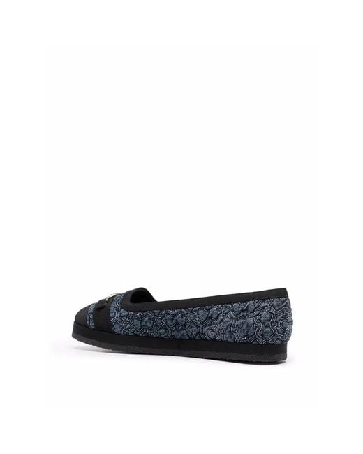 Ferragamo Blue Ladies Flats, Us