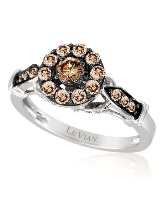Le Vian Metallic Ladies Chocolate Solitaire Rings Set for men