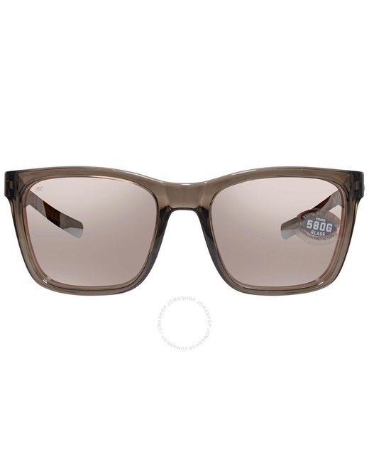 Costa Del Mar Brown Cta Del Mar Panga Copper Silver Mirror Polarized Glass Sunglasses Pag 258 Cglp 56