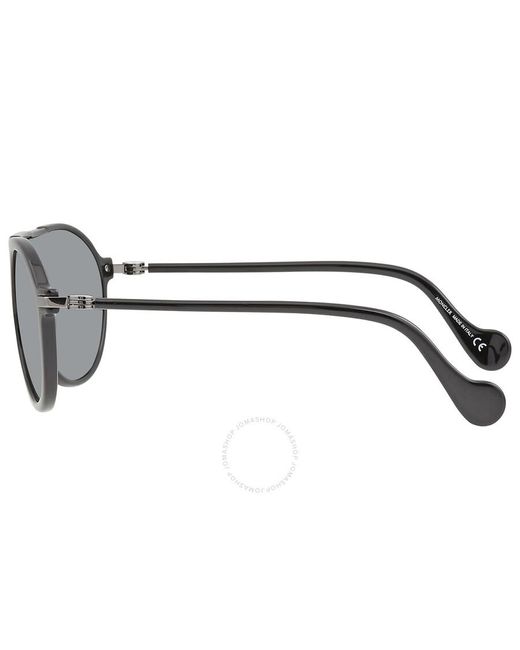 Moncler Gray Grey Pilot Sunglasses