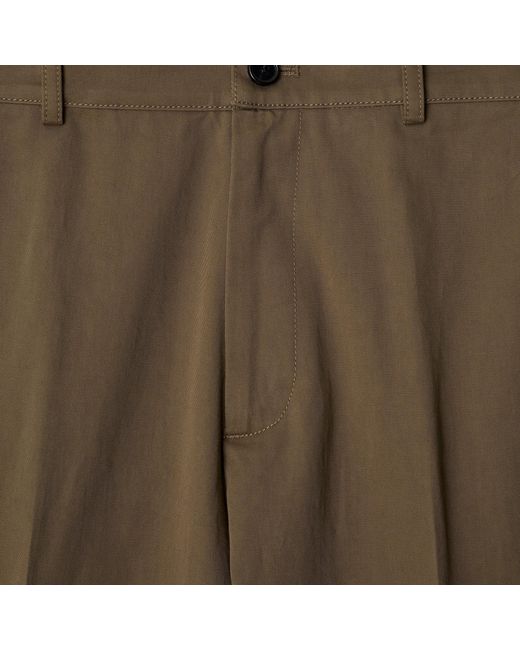 Burberry Brown Ekd Embroidered Cotton Chinos, Brand Size 50 (Waist for men