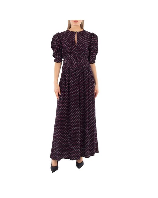 ROTATE BIRGER CHRISTENSEN Holiday Noona Viscose Midi Dress